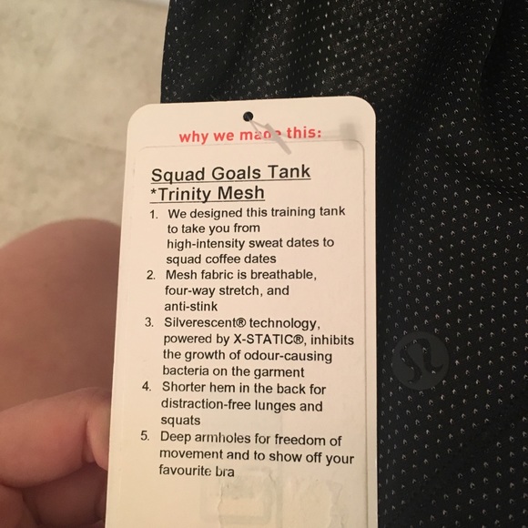 lululemon Squad Goals Tank NWT black - Picture 5 of 6
